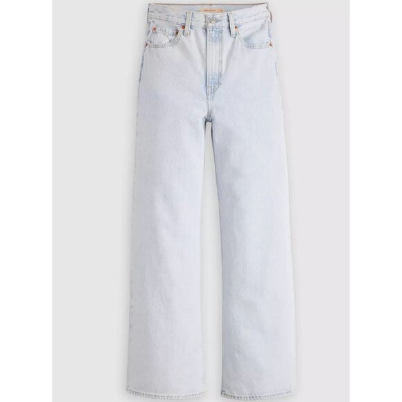 Levi's Women's 28x30 Ribcage Wide Leg Be Prepared Light Wash - Picture 6 of 9